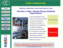 Tablet Screenshot of ovalleycardenas.cl